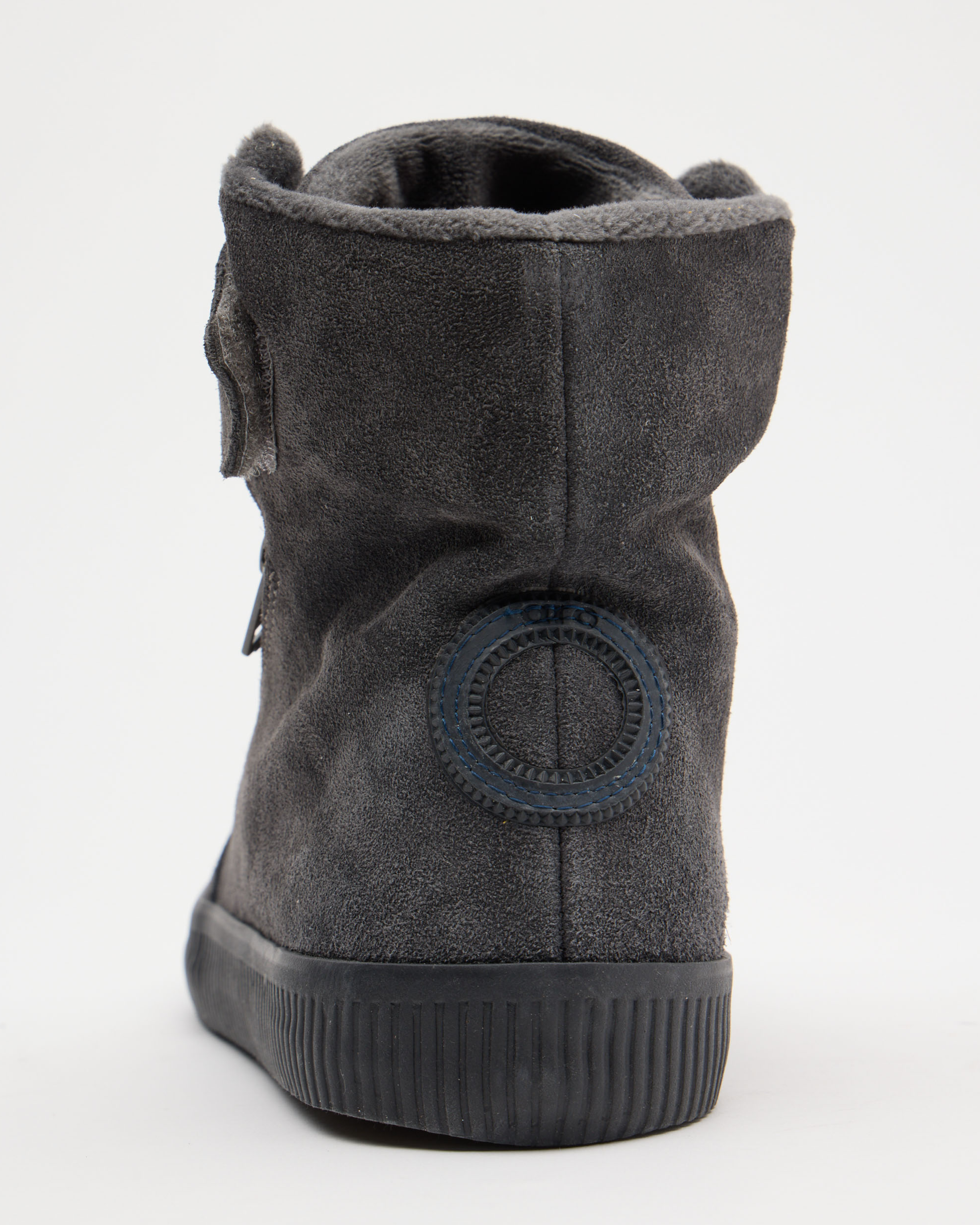 Noelle M Suede-Charcoal