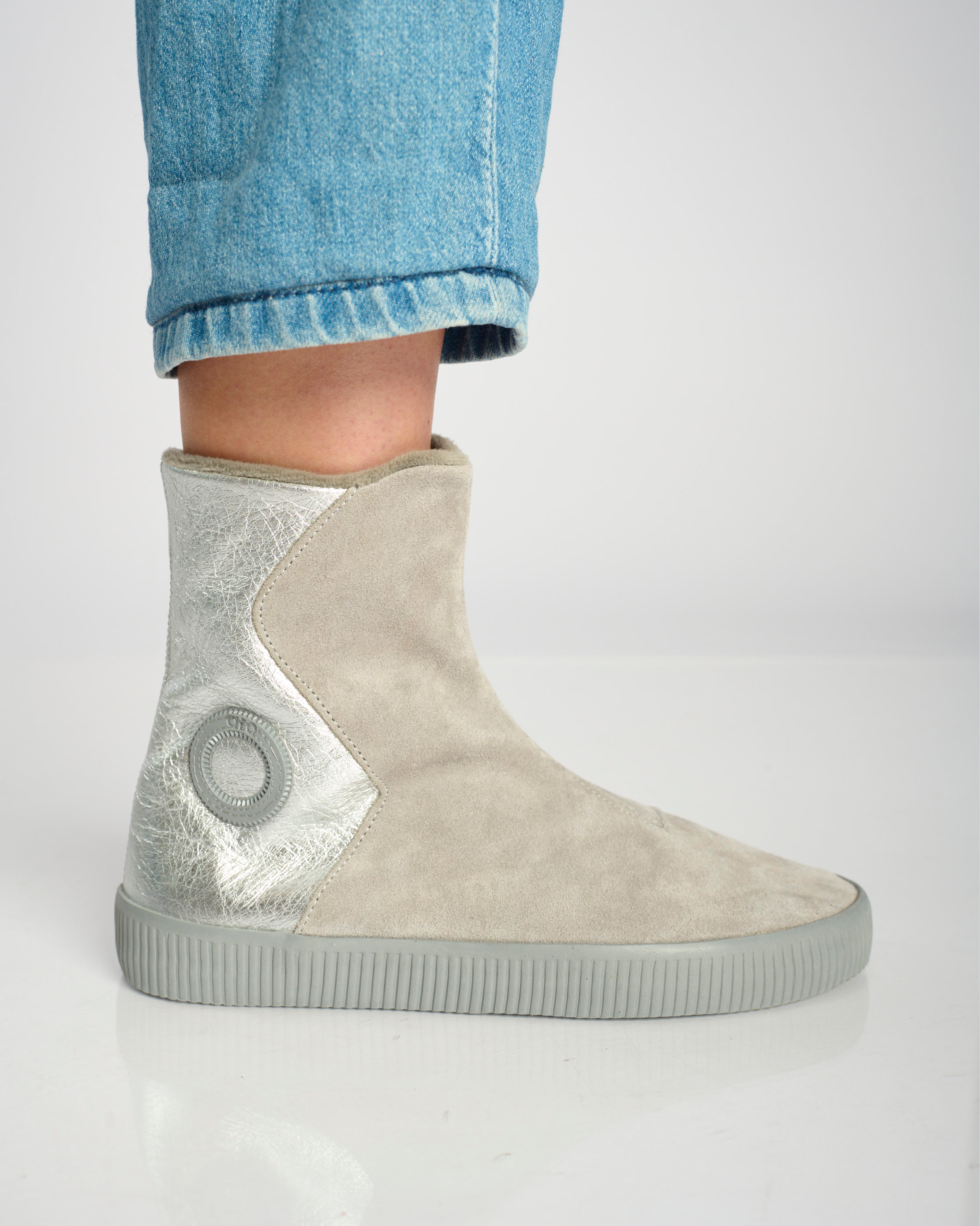 Noelle Suede-Silver