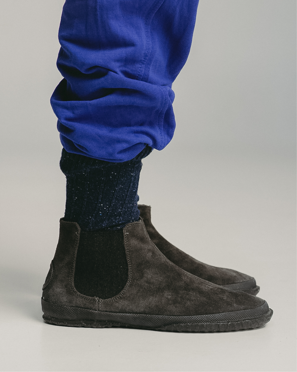 WILLY T Suede-CHARCOAL