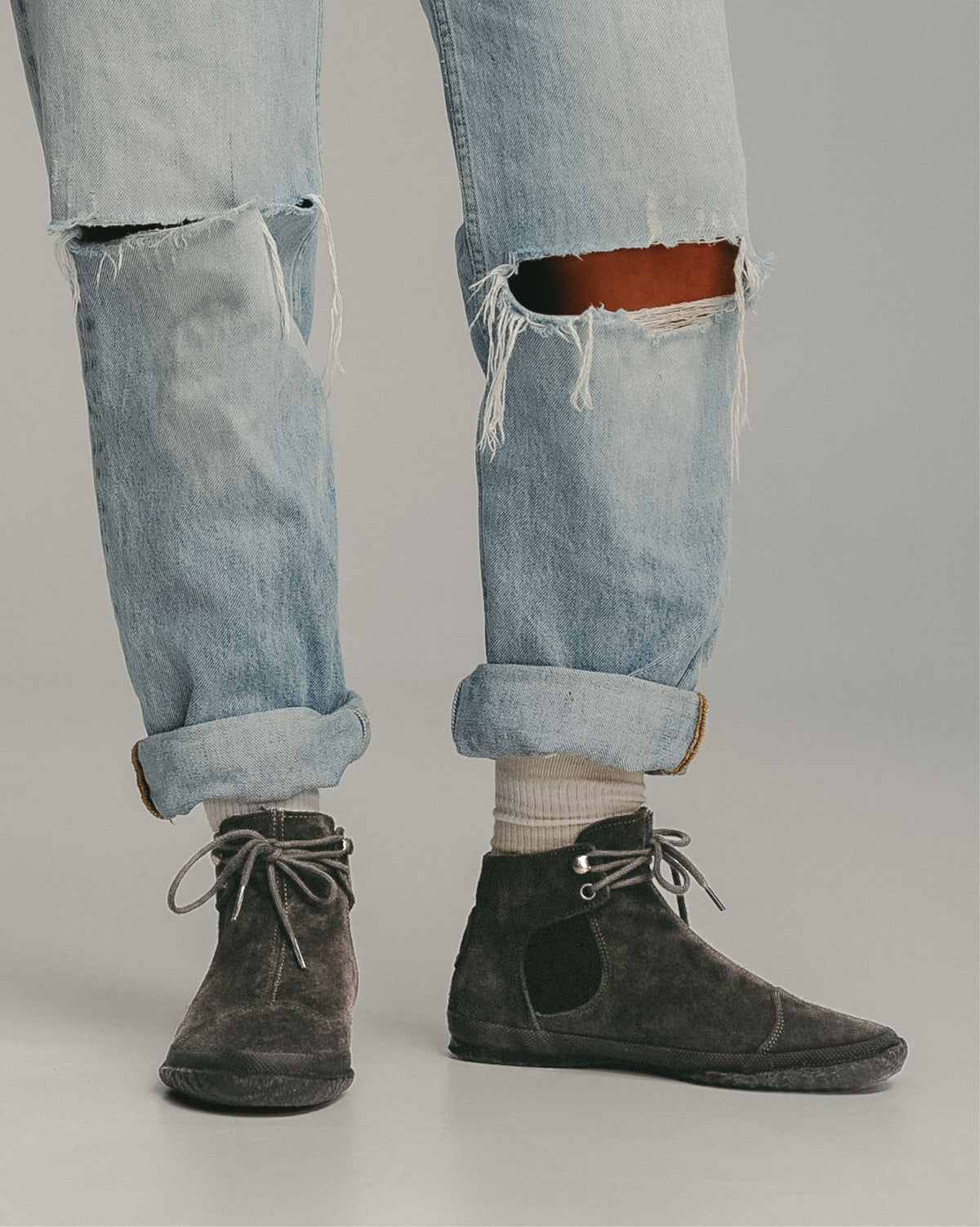 Willy M Suede-Charcoal