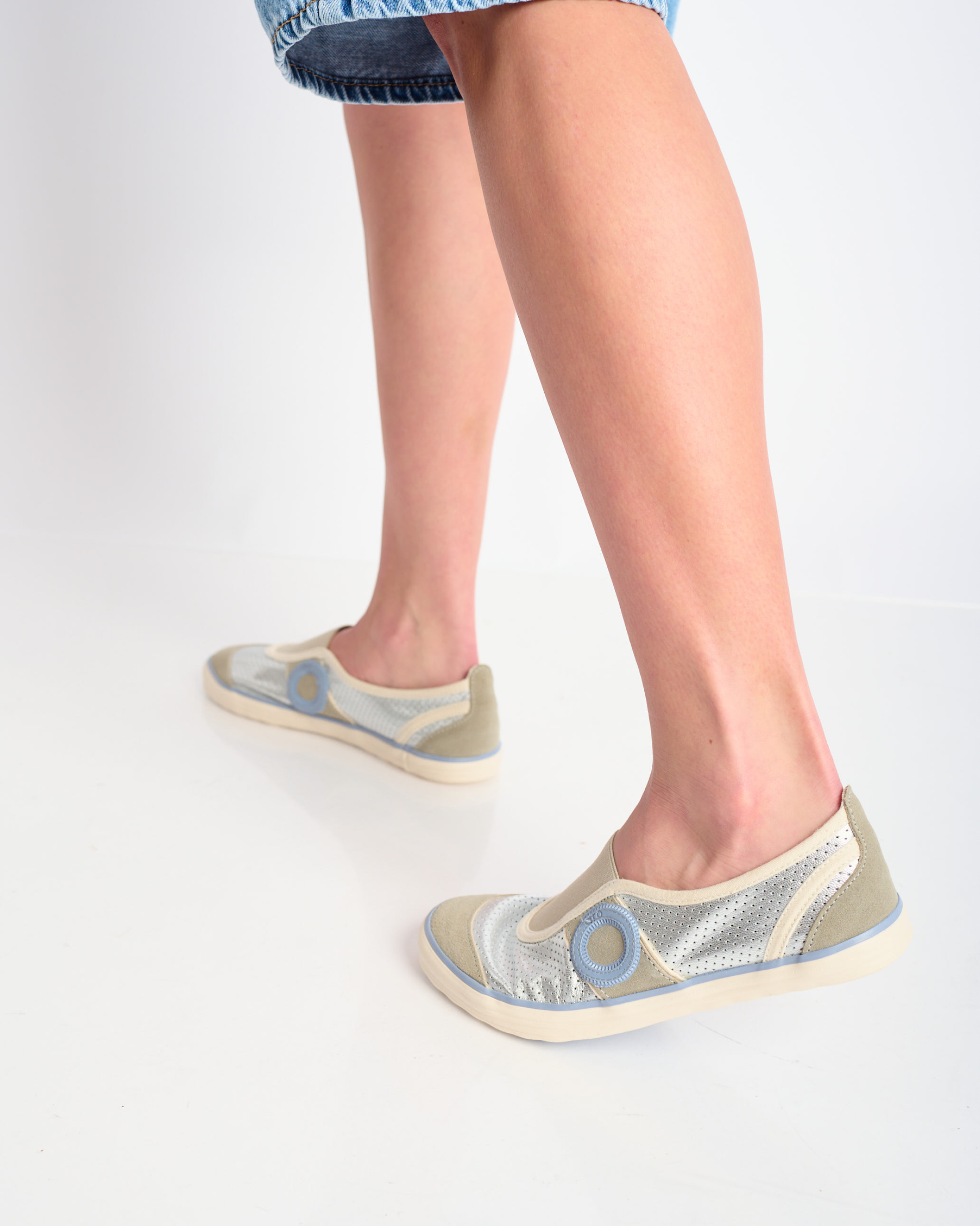 Picada Metal slip-on-Silver