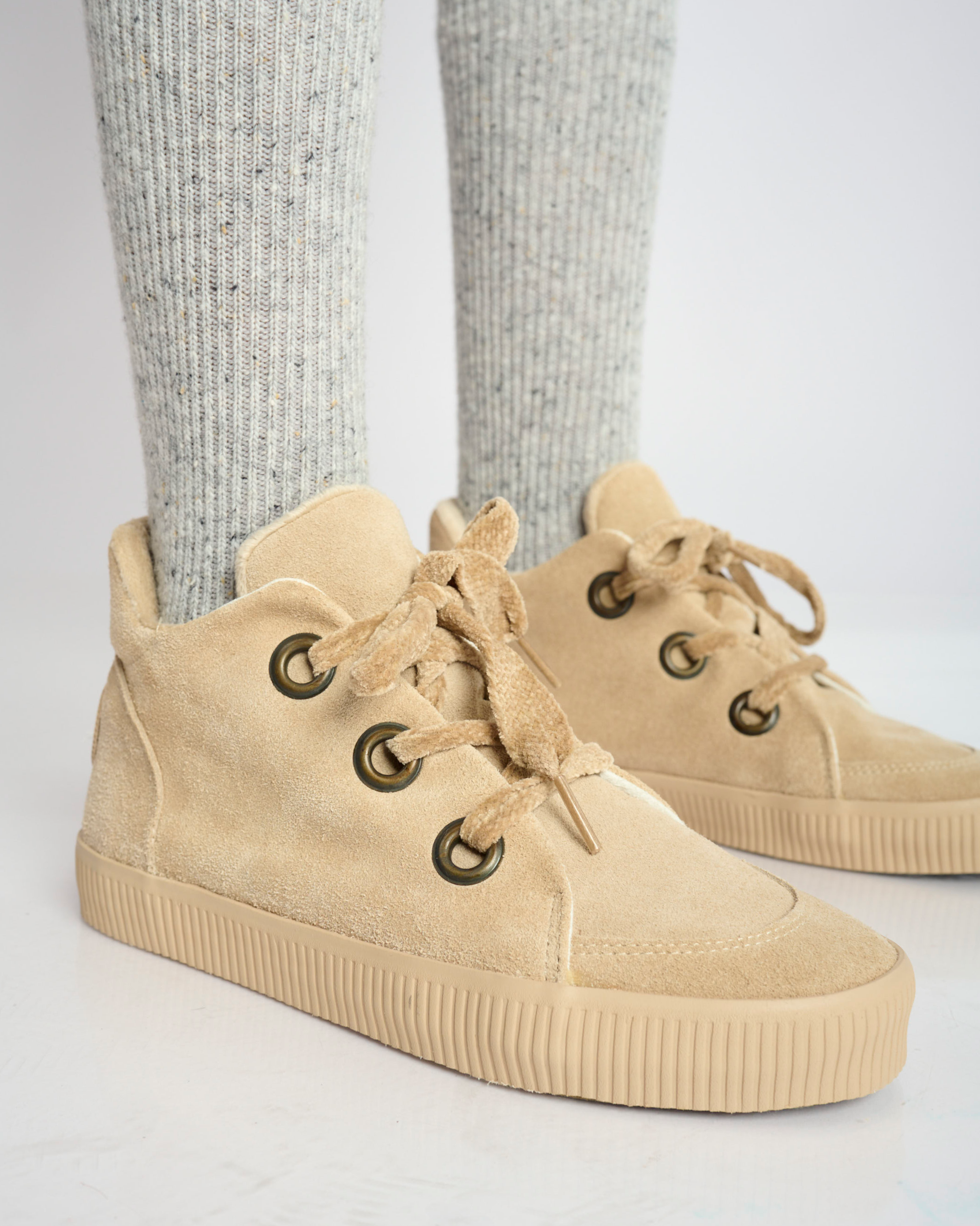Noelle L Suede-Cream