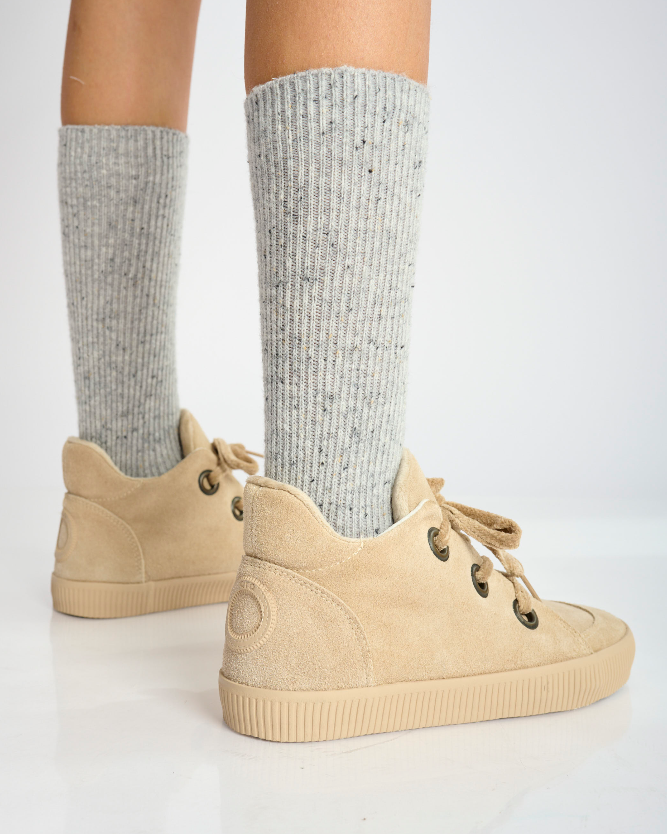 Noelle L Suede-Cream