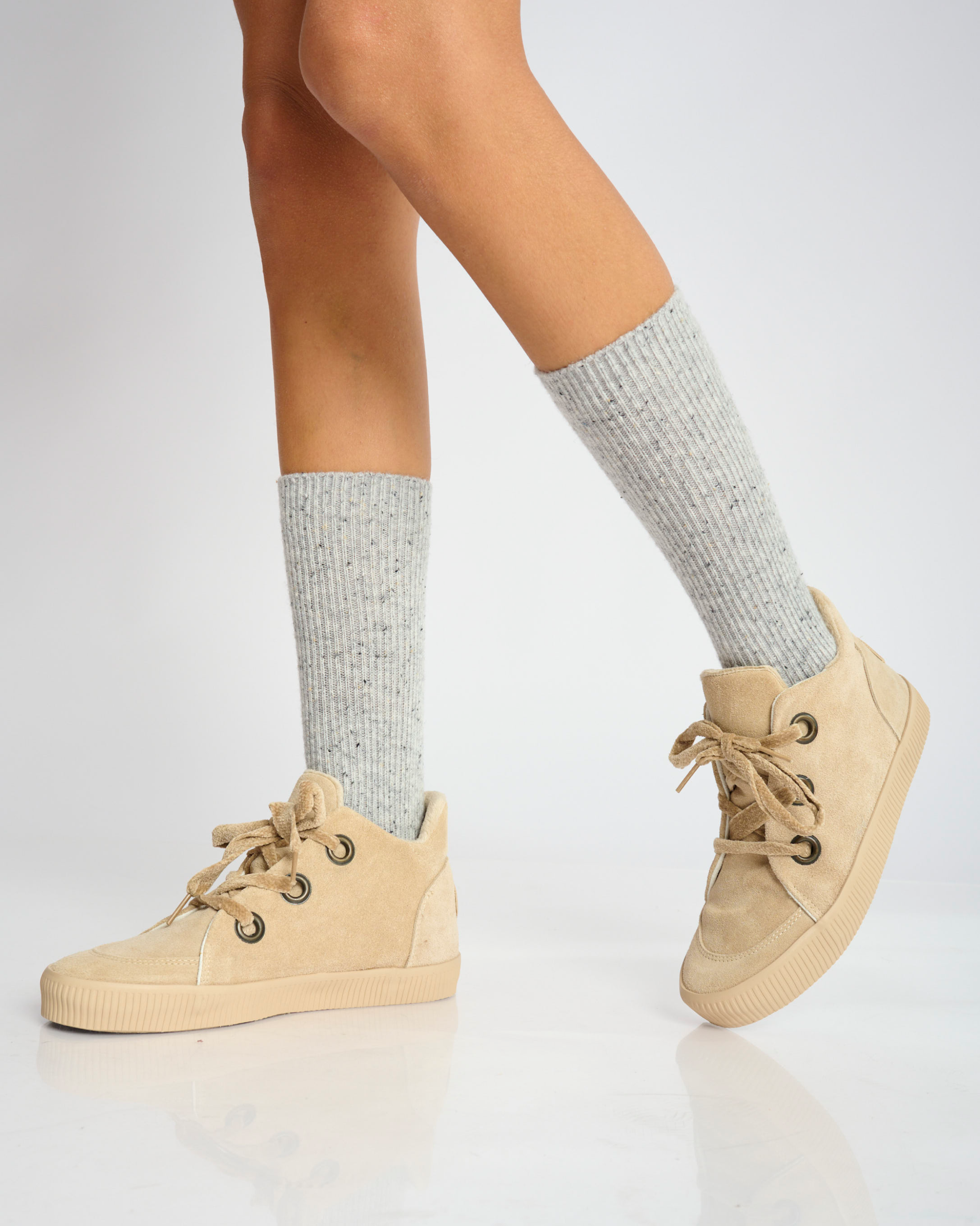 Noelle L Suede-Cream