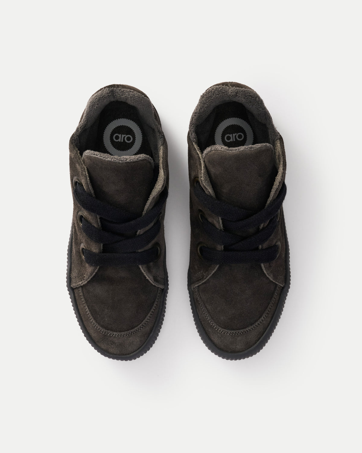 Noelle L Suede-Charcoal