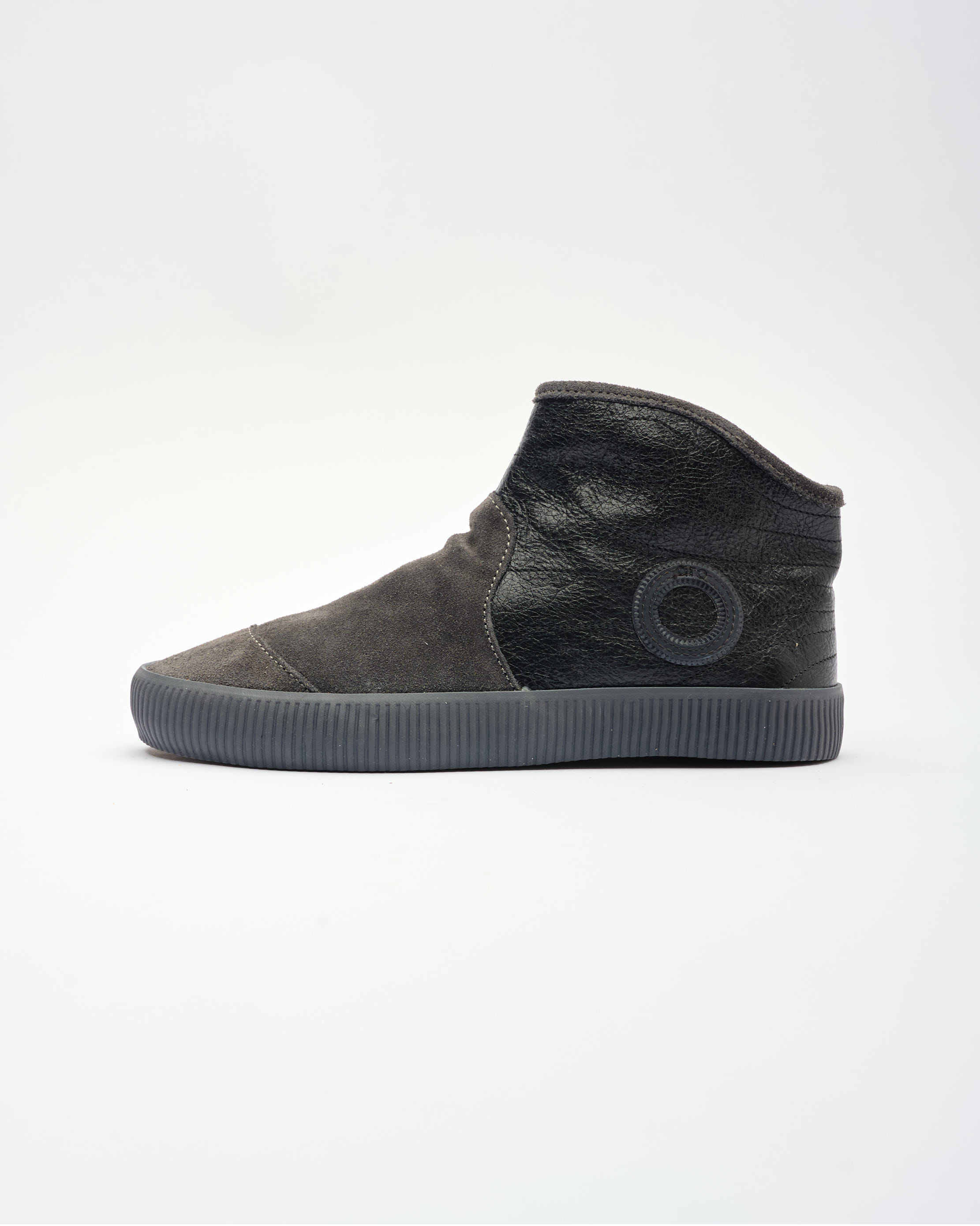 Noelle Suede/lame-Steel