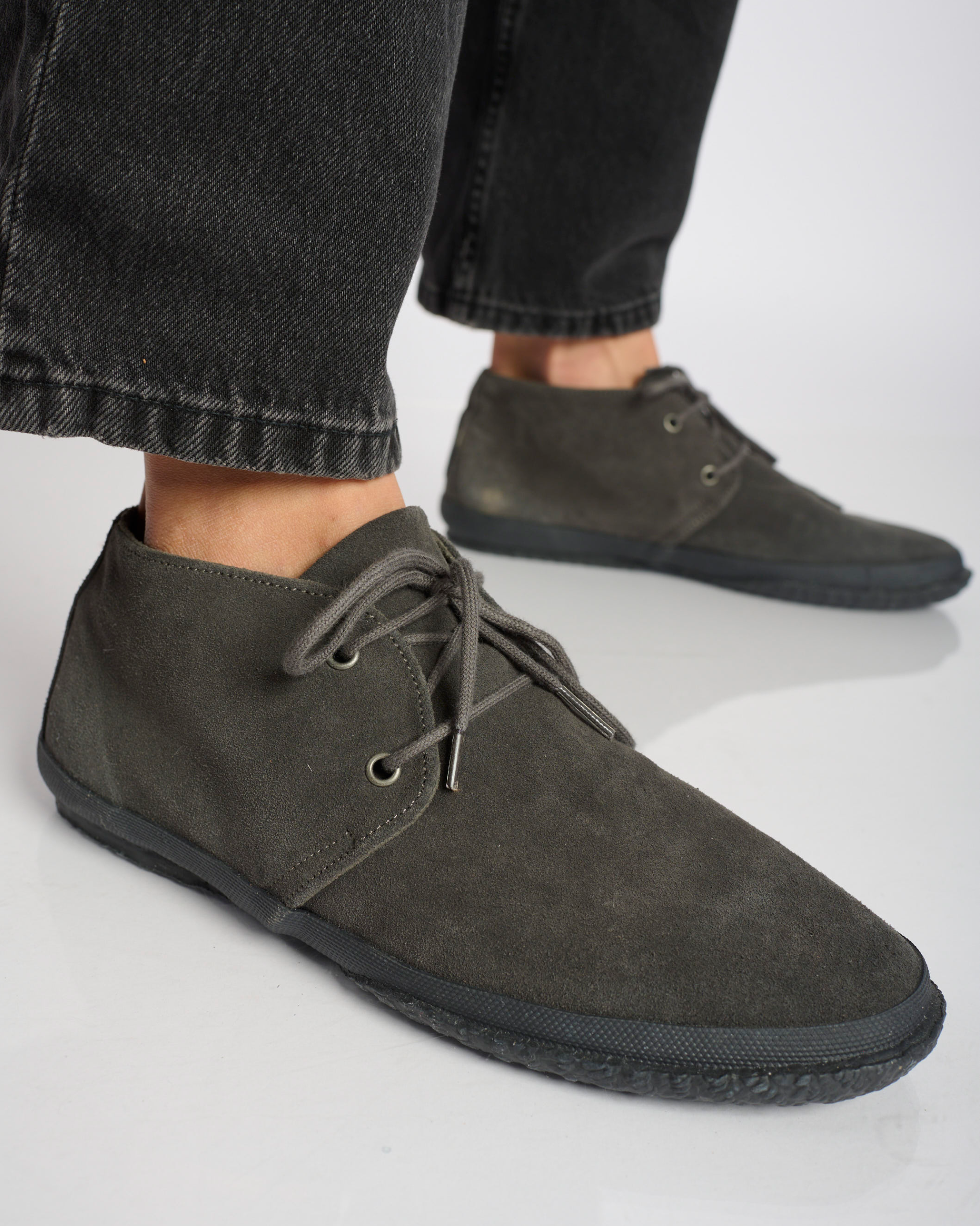 Willy N Suede-Charcoal