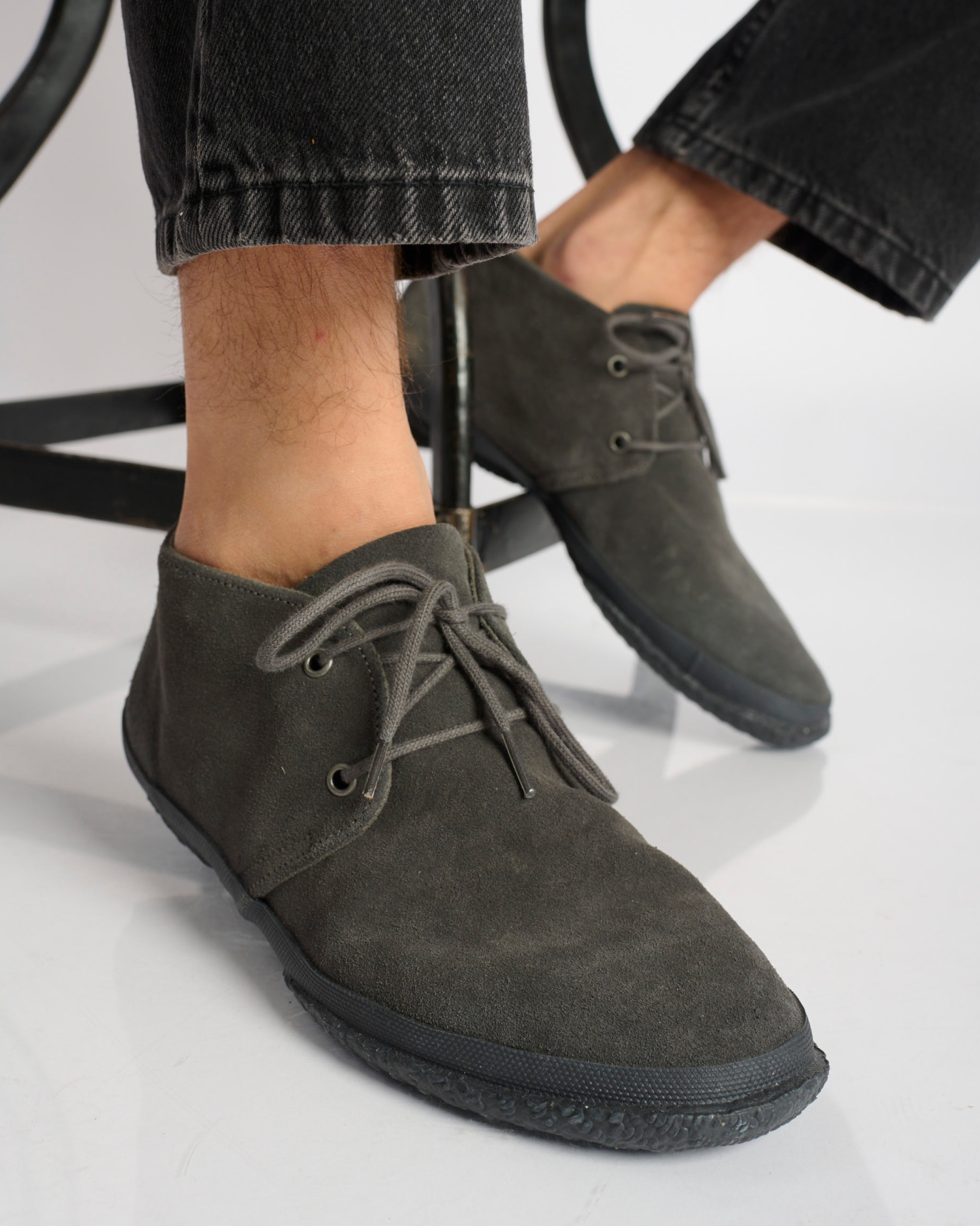 Willy N Suede-Charcoal
