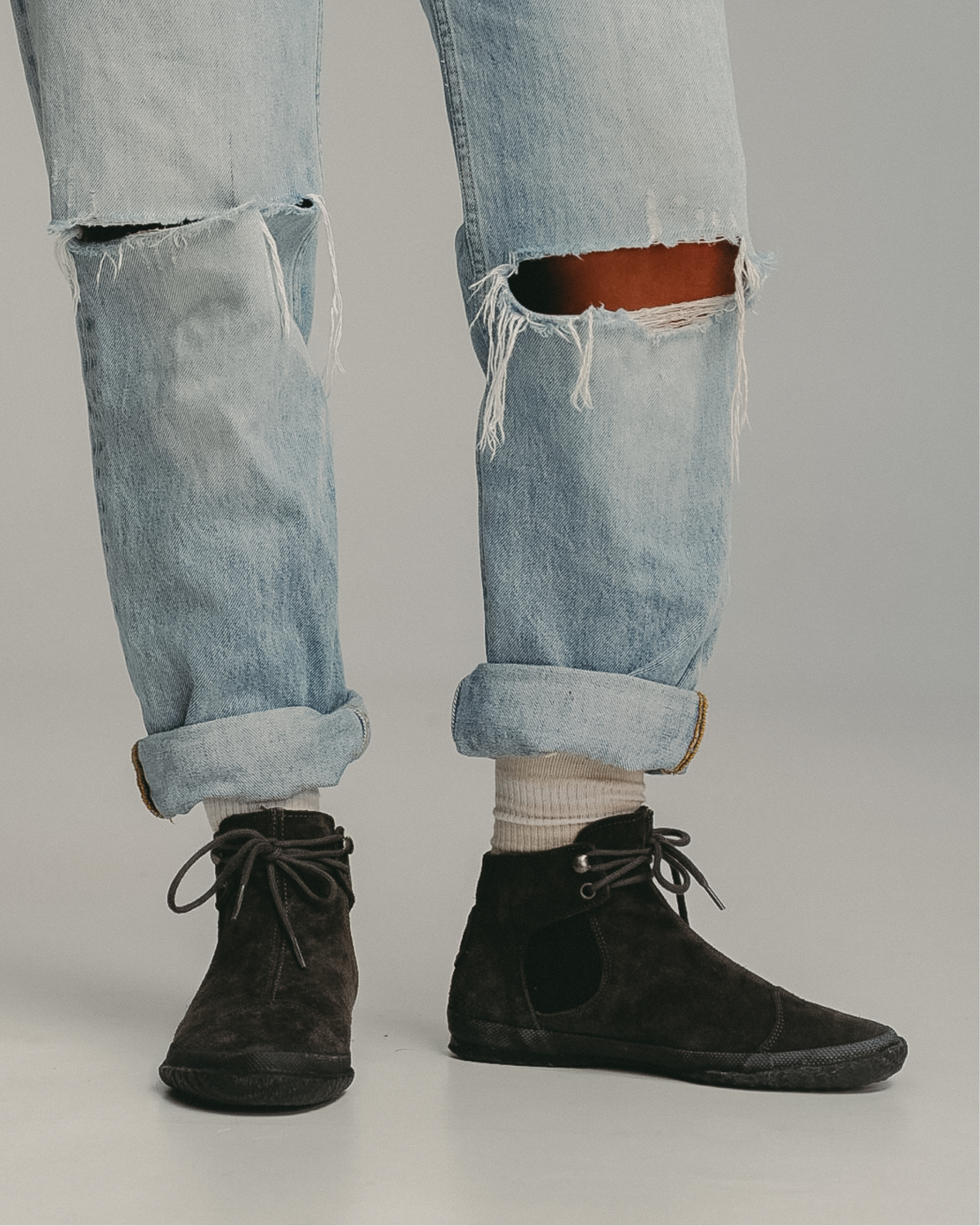 Willy M Suede-Charcoal