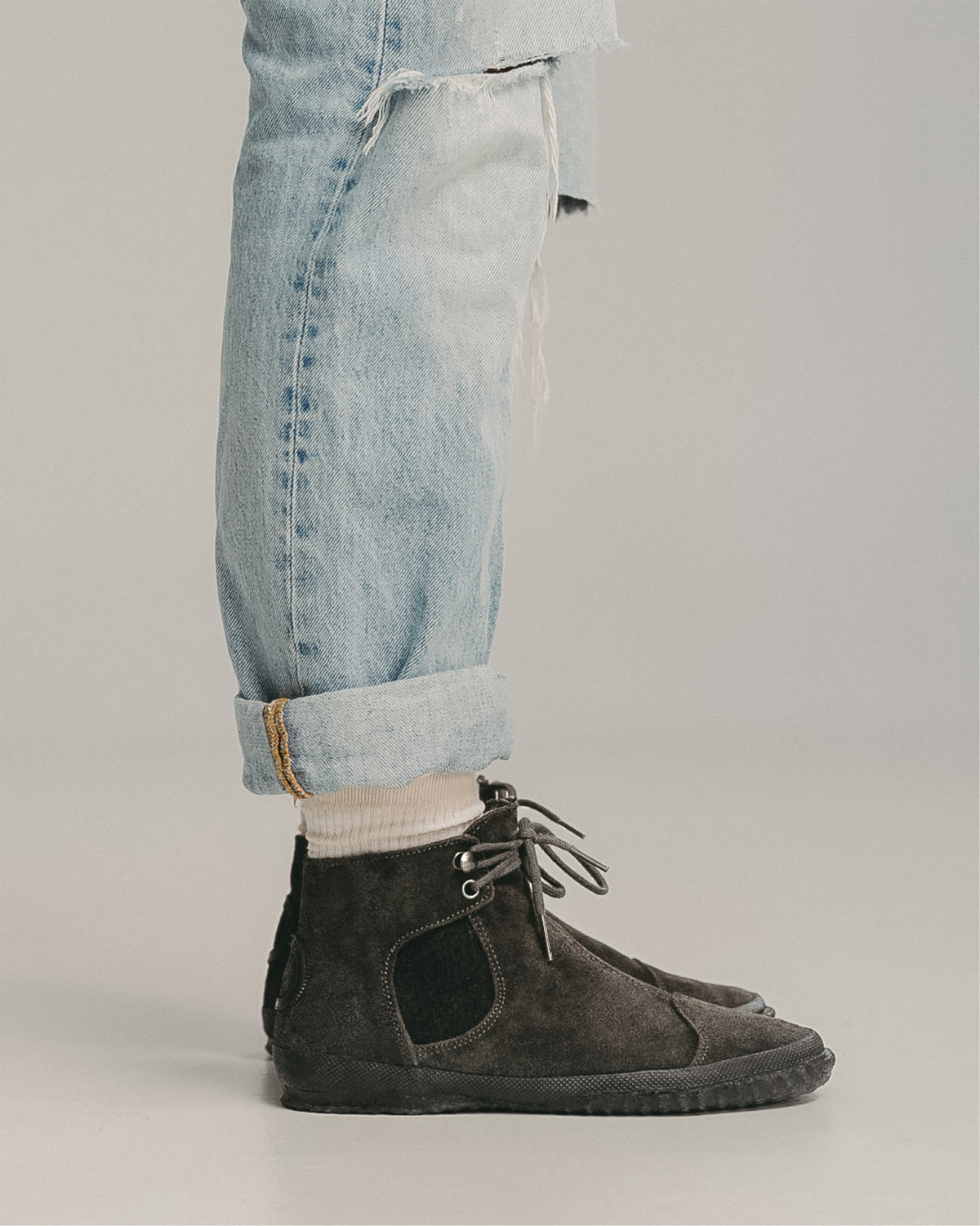 Willy M Suede-Charcoal