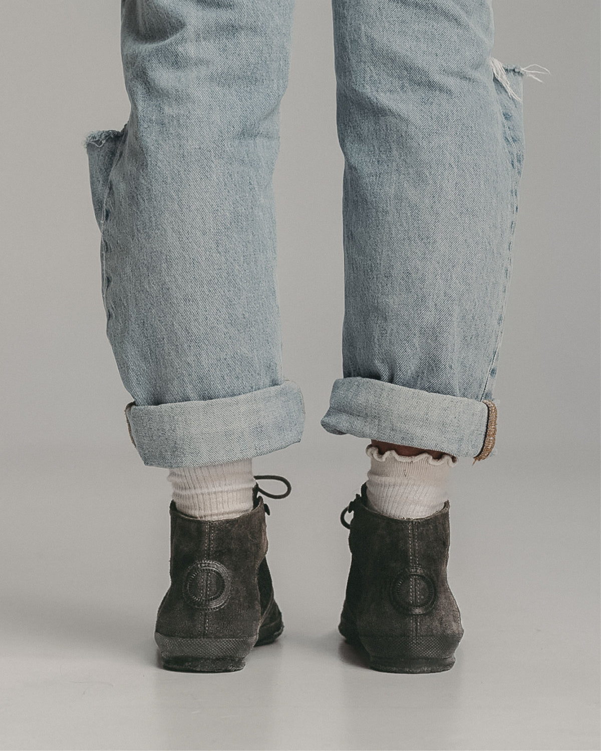 Willy M Suede-Charcoal
