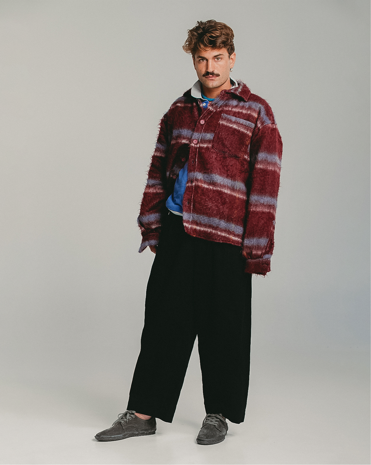Willy L Suede-Charcoal
