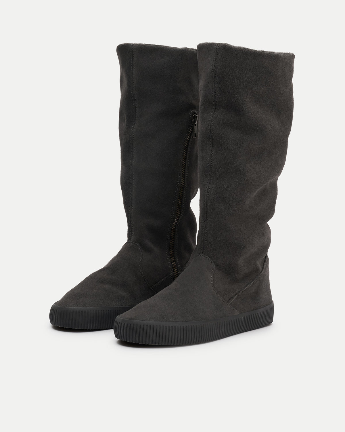 Noelle H Suede-Charcoal