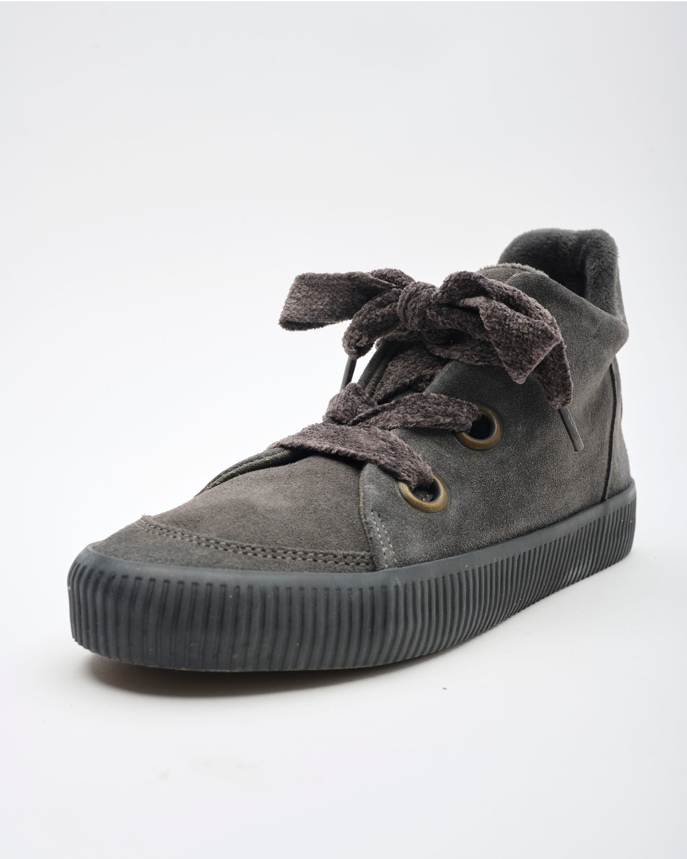 Noelle L Suede-Charcoal