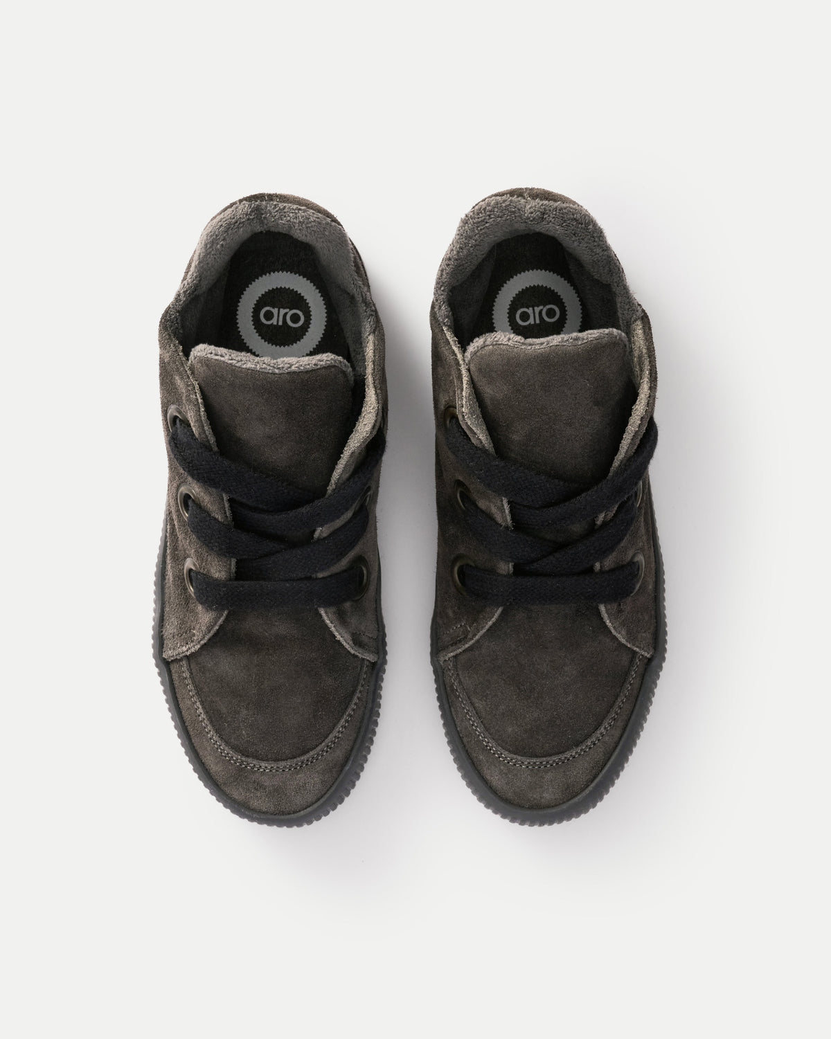 Noelle L Suede-Charcoal